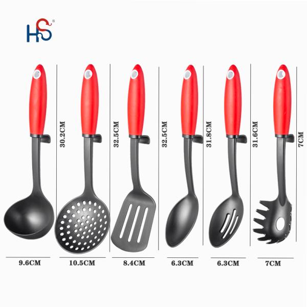 210pcs Kitchen Utensil Set with Heat-resistant Nylon Material Beautiful Cooking Tools