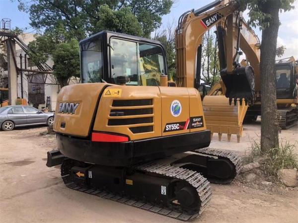 5ton SY55C Sany Excavator in with 5780KG Operating Weight and 0.23m3 Bucket Capacity