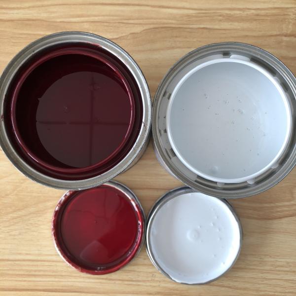 Proteção Automóvel 2K Vermelho Solid Paint Alta dureza 1L / 4L por lata Construção fácil