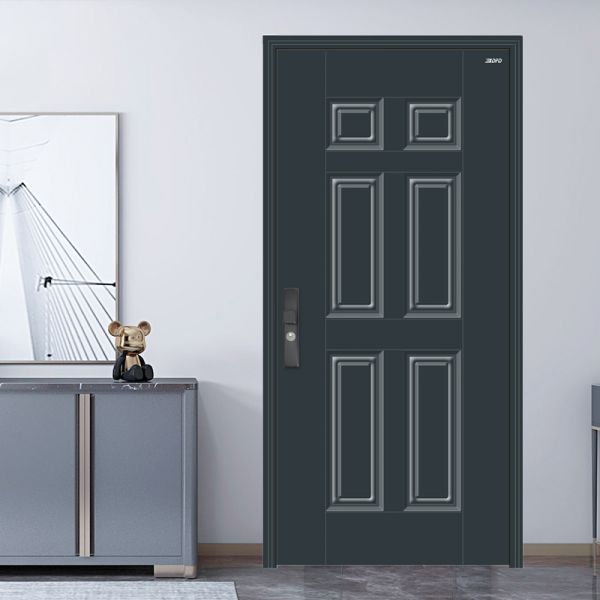 Customizable Flat Frame Steel Door Invisible Hinge for Residential Entry