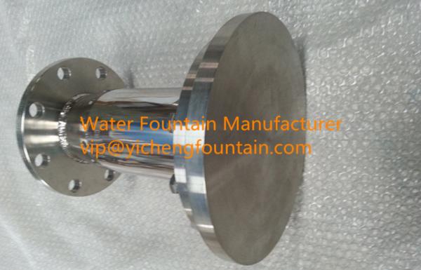 Flange Connection Fully SS304 Water Fountain Heads Water Screen Movie Jets