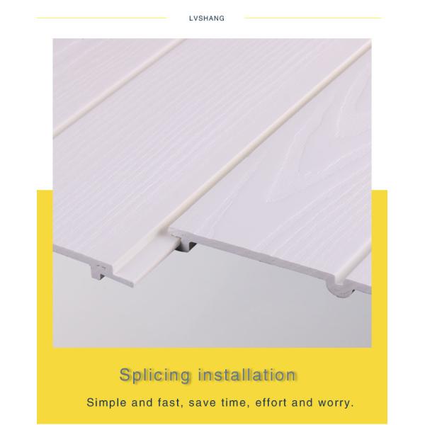 Горячие продажи тисненых водонепроницаемых и защищенных от насекомых панелей для внутренних стен WPC