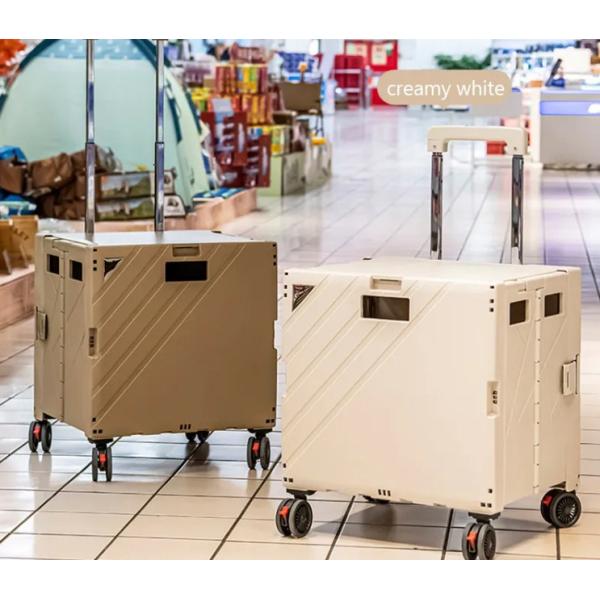 6 колес взбираясь пластиковая корзина с автомобилями ручного багажа места мини складывая