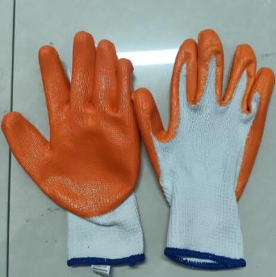 2 String Latex Industrial Gloves 10 Gauge Powder Coated Latex Gloves