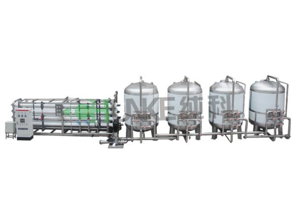 50m³ Industrial Water Purification Equipment / Food Grade Ultra Filtration Reverse Osmosis Plant