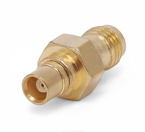 Female RF Adapter Brass SMA To MCX Adapter 6GHz SMA / MCX-KK