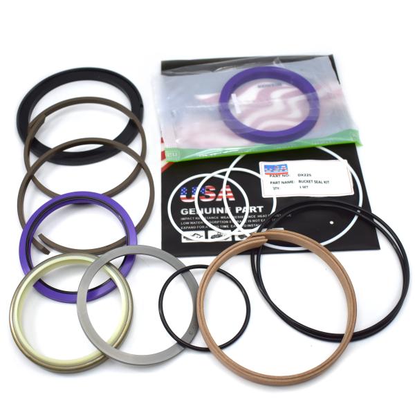 Dossan DX225 Bucket Cylinder Hydraulic Jack Seal Kit K9001892 Excavator Repair Kit