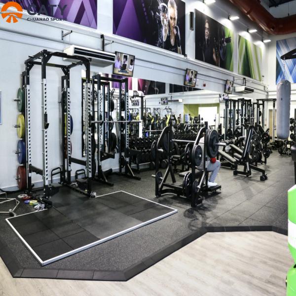 Антибактериальный спортивный резиновый пол EPDM водонепроницаемый прочный для спортзала