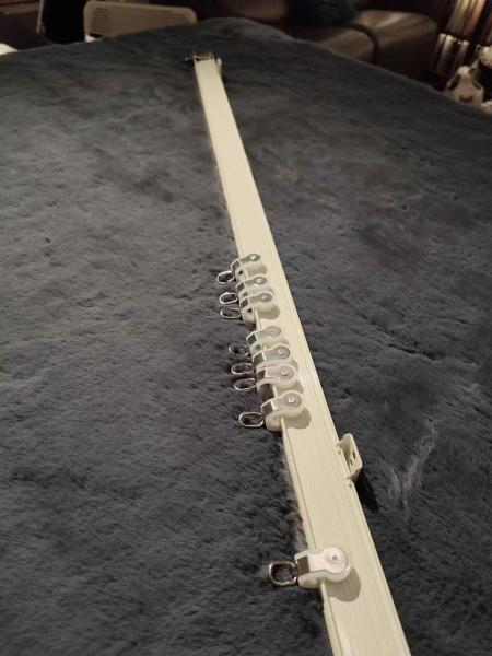 Aluminum Alloy Bay Window Curved L Shaped U Shaped Slide Rail Bendable Curtain Track Rod