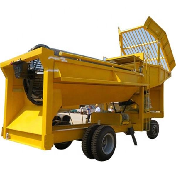 Da tela giratória do Trommel da mineração do ouro de Keda equipamento móvel da filtração do ouro