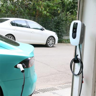 OCPP 1.6 Json Free Standing EV Charger 16A Single Phase 11kw EV Charger