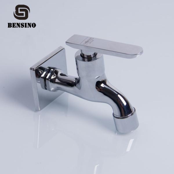 Wall Mount Zinc Handle 180g 0.05Mpa Brass Bibcock