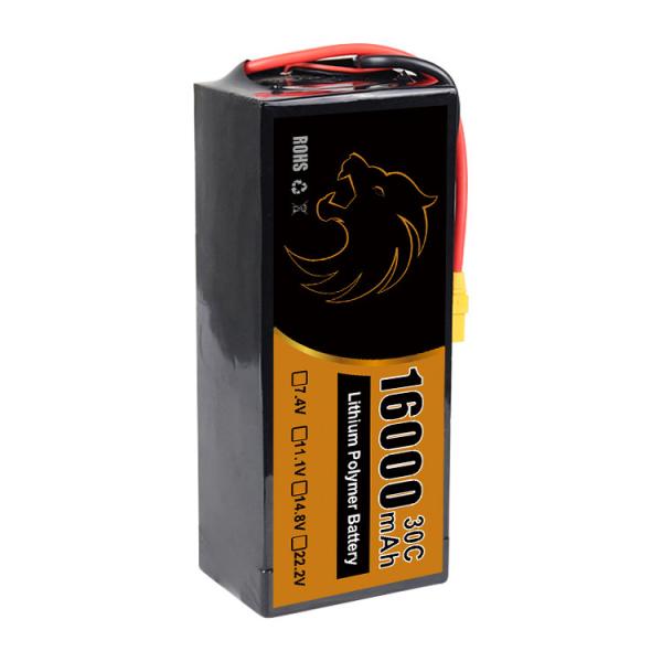 Fabricante Lipo FPV Drone Battery 16000mAh UAV Baterias para FPV Drone de corrida com conector XT60