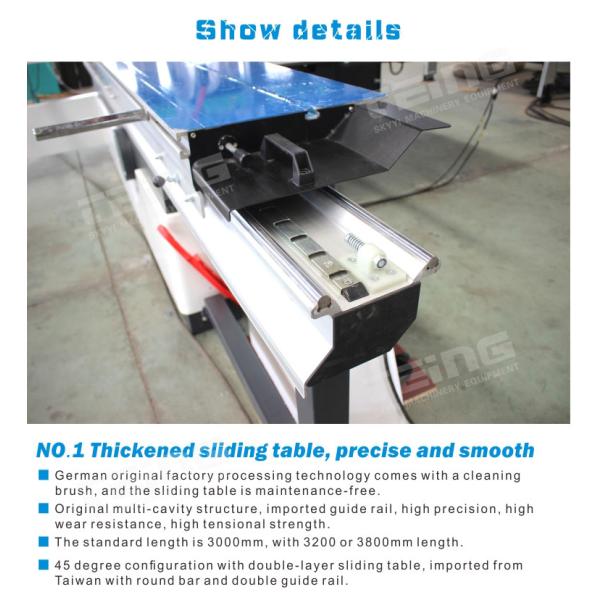 Horizontal Style CNC Sliding Table Saw for Precision Cutting CE ISO Numerical Control