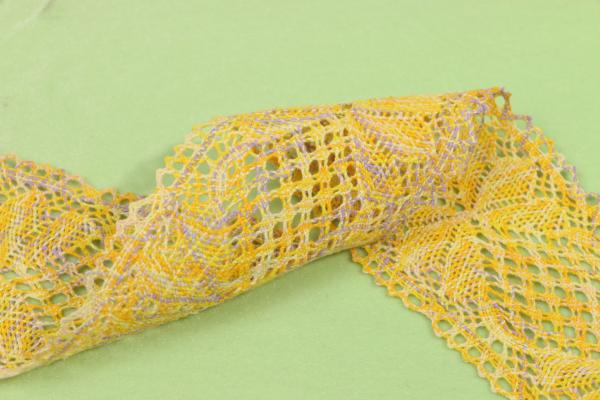 Scallop Wide Crochet Lace Trim OEKO TEX 100 Approved Organic