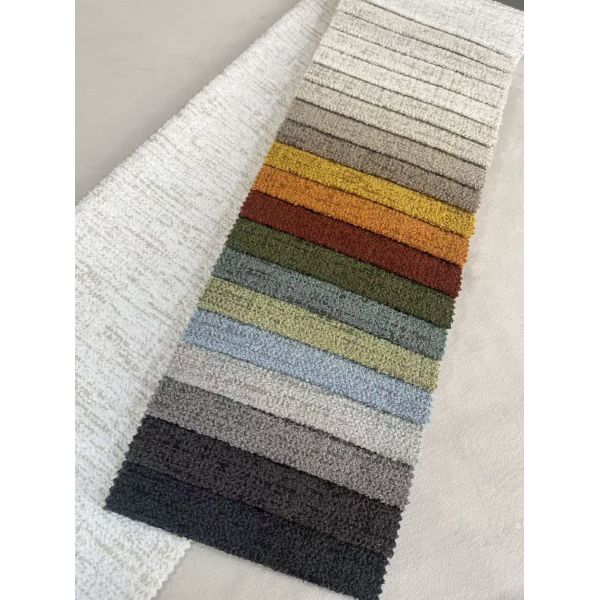 100%polyester glue Knitted velvet sofa fabric