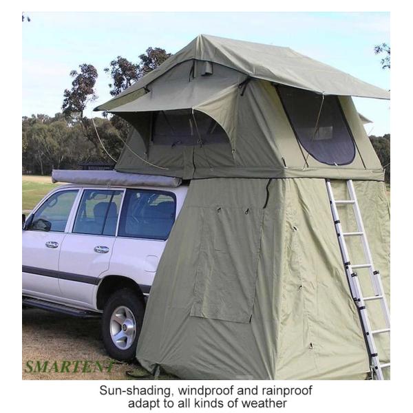 Полиэстера шатра 280G крыши 240X143X126CM хлопок раковины облегченного на открытом воздухе верхнего мягкий