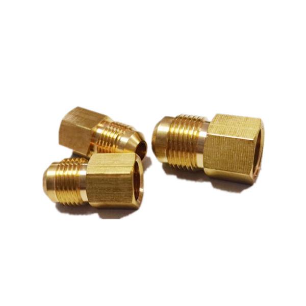 3/8 Fllare * 1/2 NPT Male Thread Brass Tube Fitting Brass Reducing Nipple