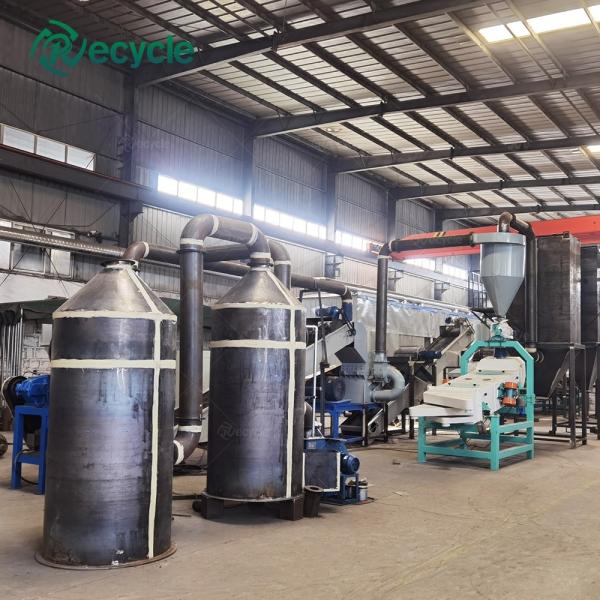 HENAN RECYCLE Máquina de reciclagem de baterias de iões de lítio de pó preto para resíduos electrónicos