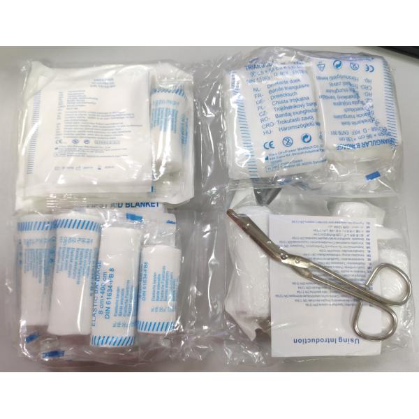 Переносный экономический комплект первой помощи для автомобилей DIN 13164 Комплект первой помощи для автомобилей на открытом воздухе Комплект первой помощи для автомобилей