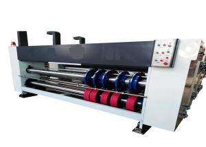 3 couleurs impriment la machine 5.5KW de fabrication de cartons de carton découp