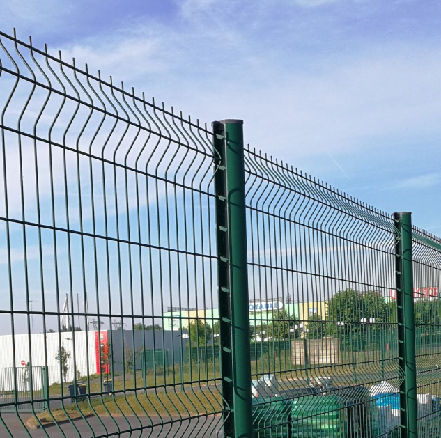 3D Security Fence Panel with V Bend Design for Anti Climb Protection and Custom Sizes