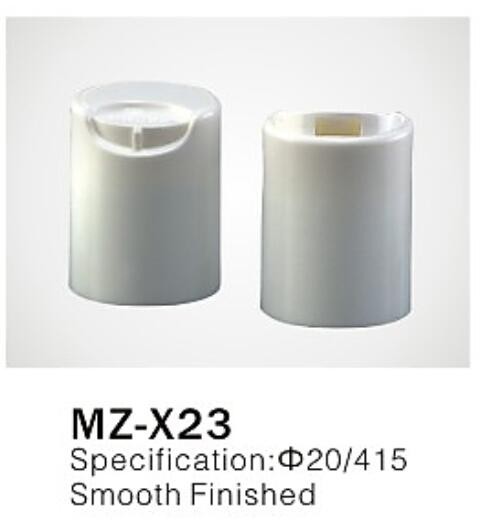 Φ20/415 Plastic Push Pull Disc Top Cap for cosmetic plastic bottle closure,smooth finished