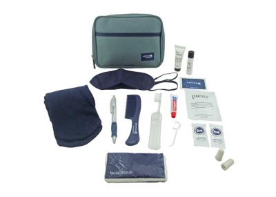 Mens Travel Airline Amenity Kits With Big Diagonal Oxford Fabric Bag