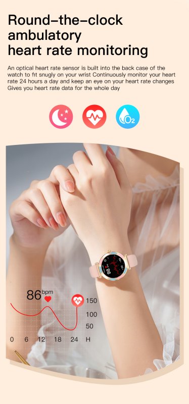 P61 BT Call Digital Smartwatch mujer Heart Rate Monitor Wristwatch for Ladies