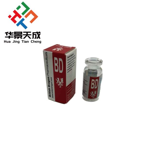 Small Pharmaceutical Labels And Cardboard Box Printing For Sterile Injection Vials Deca / Enanthate