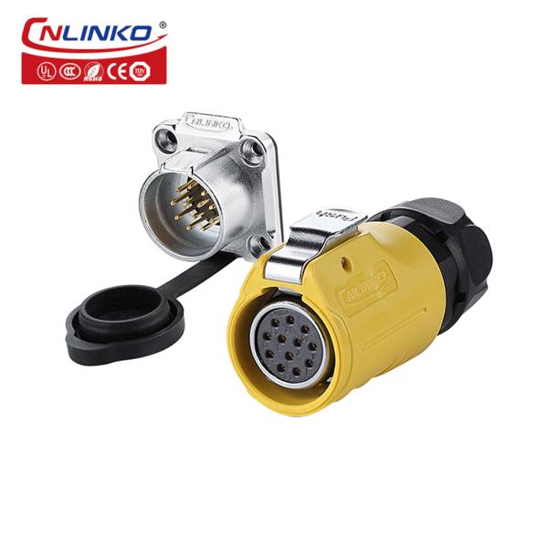 IP68 Waterproof Fast Connectors LP 20 Indoor Led Module 2 Pin to 12 Pin Male and Female Electrical Connector