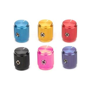 Plastic Aluminum Knurling Knob 6mm Potentiometer Control Knob For Encoders Part