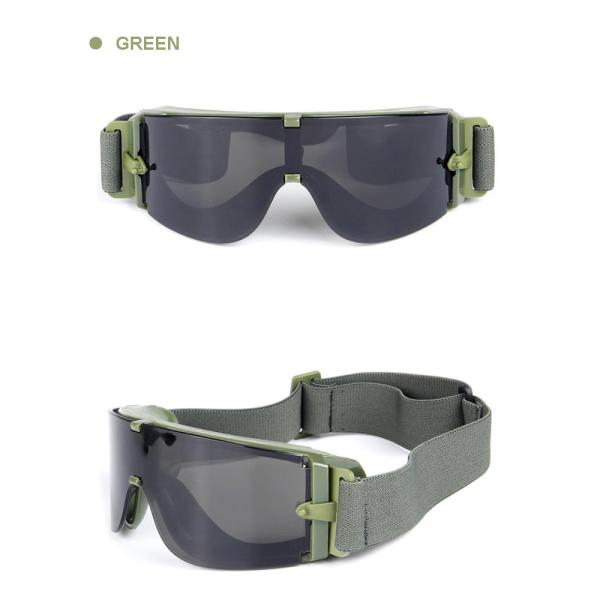 Bulletproof Military Safety Glasses Anti Fog Colorful Easy Cleaning Fashion Design