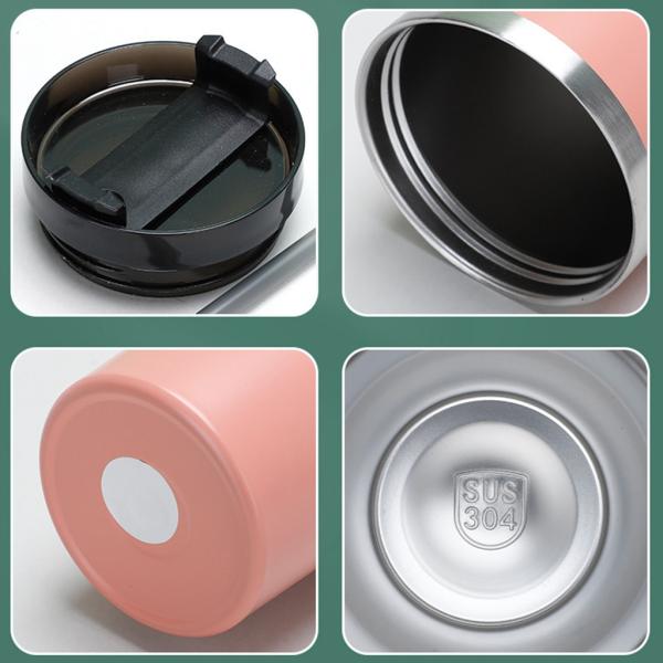 Logo personnalisé Double-Mure Vacuum Bouteille isolée 20 oz 30 oz en acier inoxydable Tumbler avec paille Voyage de voiture Bouteille lave-vaisselle Design sûr contre les déversements