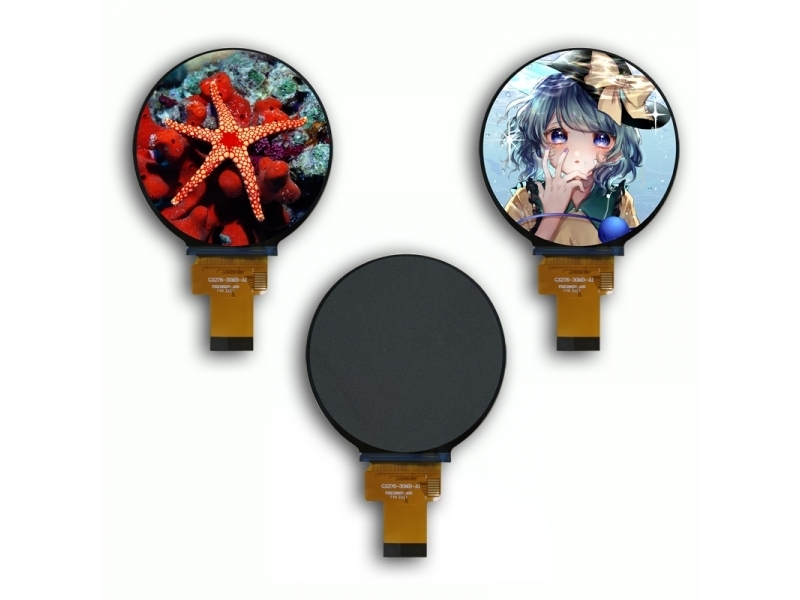 2.8 Inch Circular LCD Screen 480x480 Resolution With 30 Pin MIPI Interface