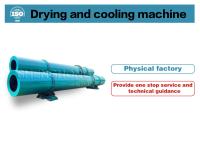Tratamiento de fósforo Secador rotativo de tambor con rango de temperatura de 50-600C y configuración de ventilador