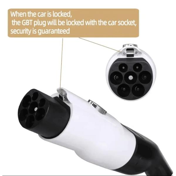 Type2 To GBT Adapter 32A Type 2 IEC62196 Адаптер для зарядки для китайской версии электромобиля
