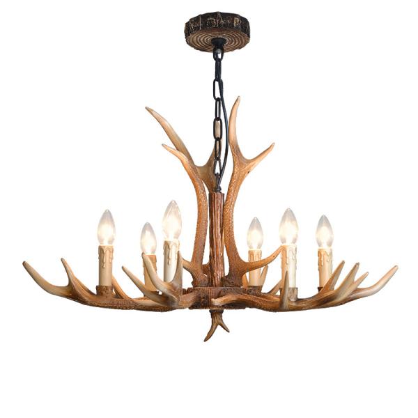 Deer horn chandelier for Coffee Shop Bedroom Living room Lighting Fixtures (WH-AC-04)