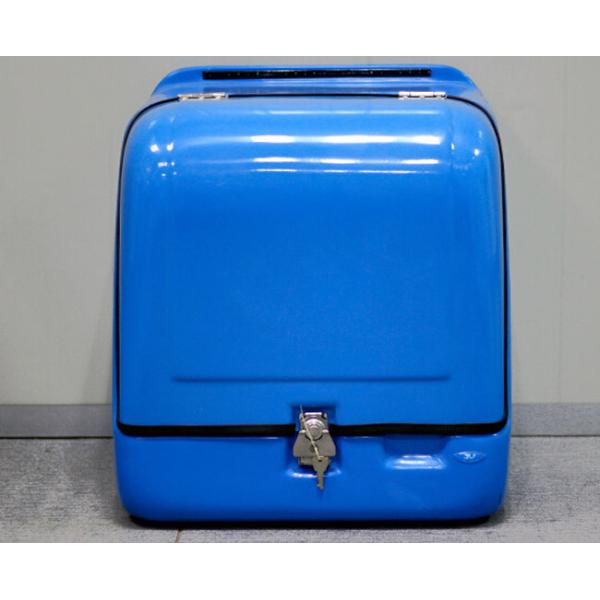 Waterproof Insulated Motorcycle Delivery Box , 113L White Motorbike Pizza Delivery Box