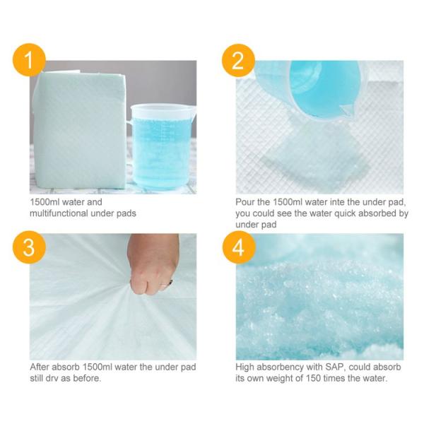 Waterproof Non Woven Baby Disposable Diaper Pad
