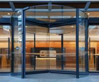 Anodized Automated Revolving Portal for Exclusive Accommodations