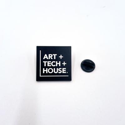 Art Tech House Soft Enamel Lapel Pin – A Stylish Statement for Creative Minds