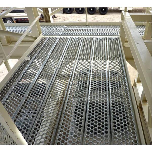 Гальванизированная алюминием стальная решетка распорки сжатия, пефорированные гратинг проступи лестницы