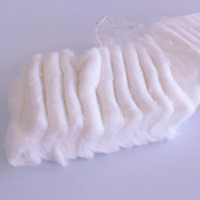 Size Per Pcs 4.5 Cm X 6cm/10cm/20cm Absorbent Cotton OEM Zig Zag Cotton Pleat Cotton Coil Absorbent Cotton Medical Cotton Pure White Soft Comfortable Medical Wool Sterile Hospital Hemostatic Pleat