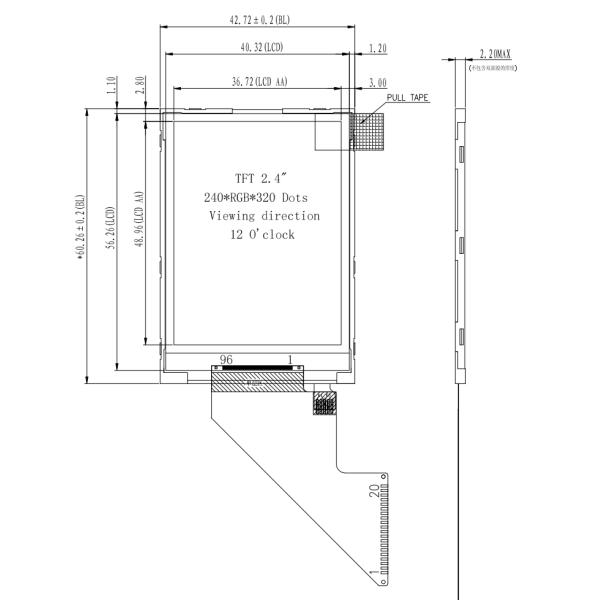 Spi Touch Screen 2.4