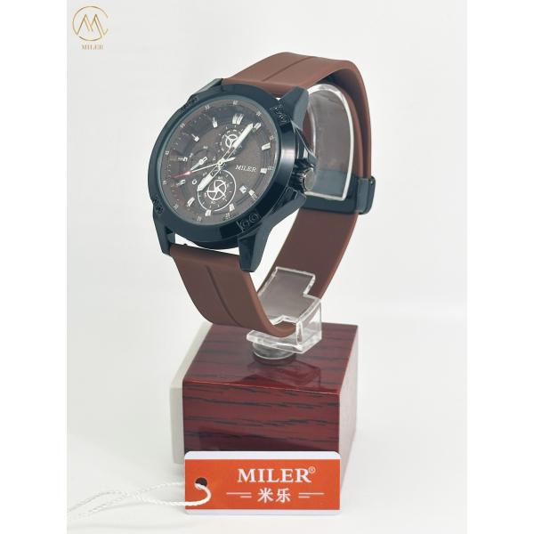 Custom Logo Minimalist Watch For Men Sport Silicone Waterproof Luminous Quartz Watches Mens Business Calendar Wrist Watches