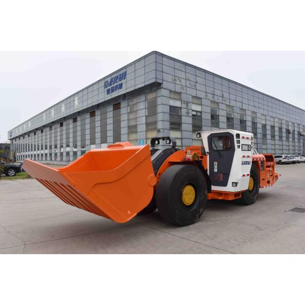 DERUI 3 Кубический подземный горный погрузчик Уголь Использование золотого рудника