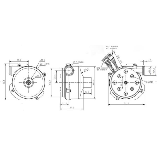 24V Маленький бесбрюшевый постоянный вентилятор трехфазный двигатель NMB шаровые подшипники Надежная производительность