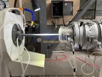 Máquina de fabricación de tuberías de manguera de plástico de PVC de alta velocidad