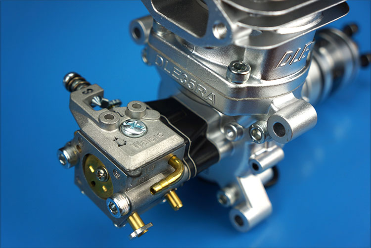DLE35RA Model Airplane Gasoline Engine Single Cylinder Two Stroke Exhaust Natural Air-cooled Hand Starting 35CC Displacement